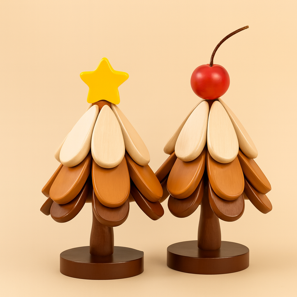 Foldable Wooden Trivet – Functional Art for Your Kitchen