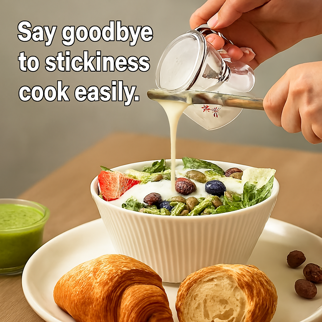 Adjustable Measuring Cup — Transparent Kitchen Measuring Tool